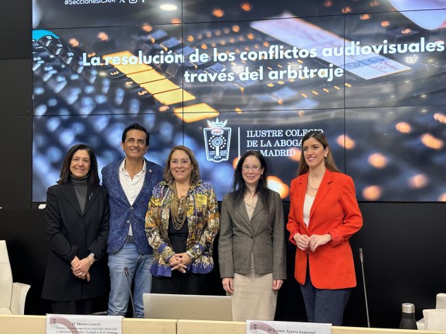 The President of the Instituto Autor, Marisa Castelo, took part in the event 'The resolution of audiovisual conflicts through arbitration